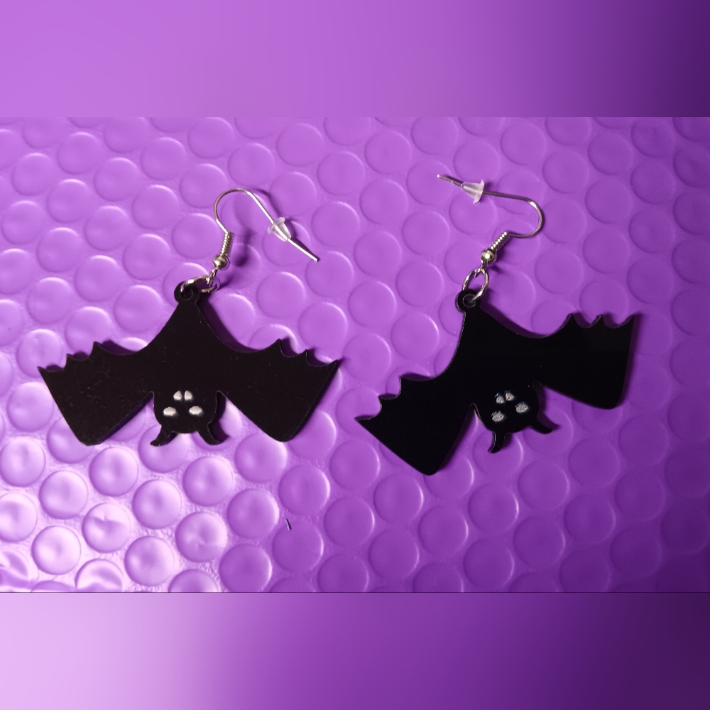Oversized  Bat Earrings (NWT)